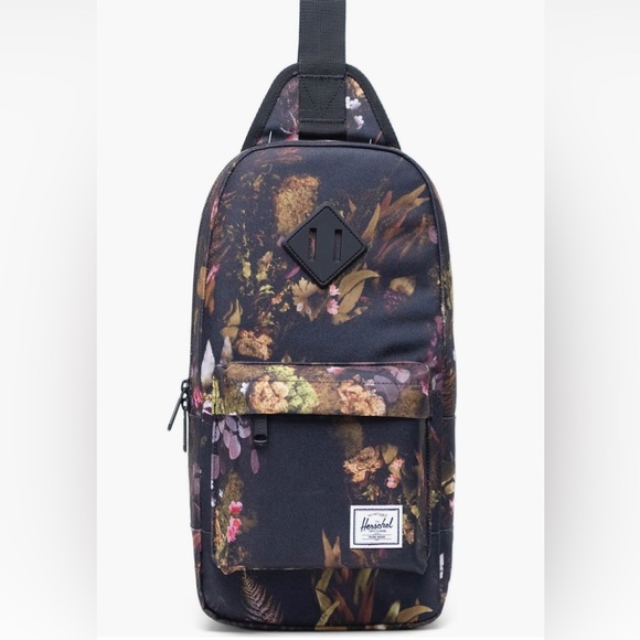 Herschel Supply Company Other - HERSCHEL Heritage Mini Backpack Black Floral Print 9L Gothic/Winter Flowers OS